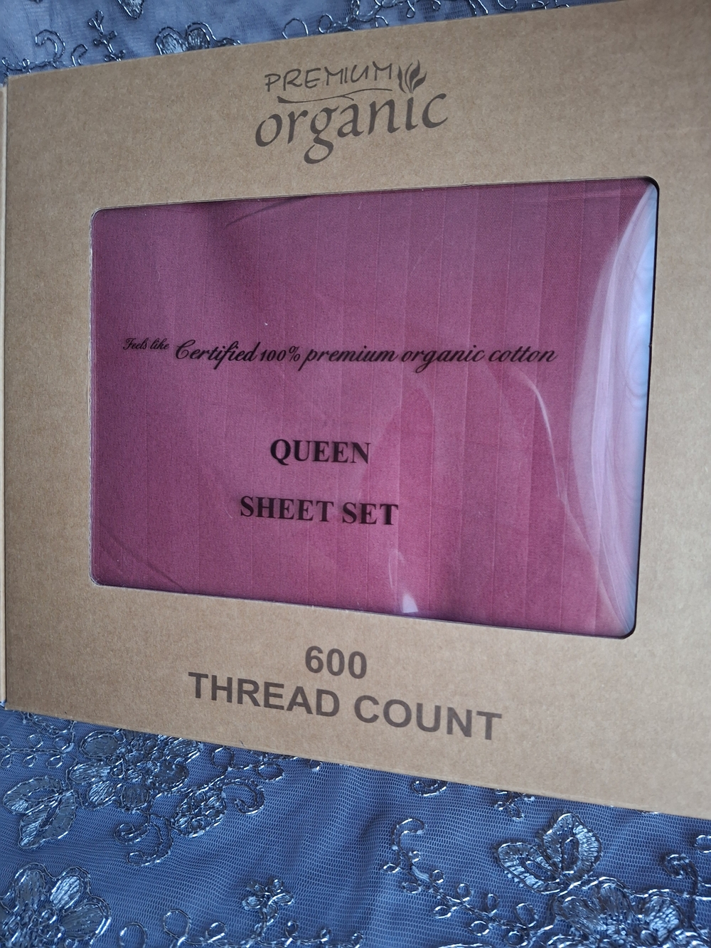 Queen Sheet Set - BurgundyThe color isn't red; it's called Corona Purple, as you